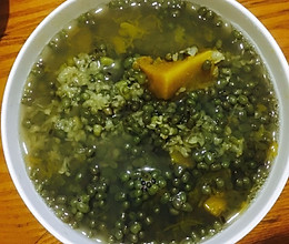 减肥餐—南瓜绿豆汤的做法