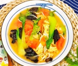 #让每餐蔬菜都营养美味#鸡汁炝锅面的做法