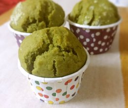抹茶燕麦马芬蛋糕的做法