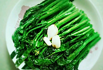清炒芥兰的做法