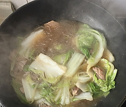 大白菜猪肉炖粉条的做法