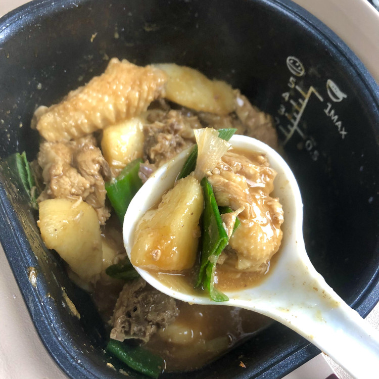 （焖煮炖）山药烧鸡块的做法