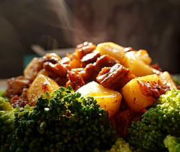 蚝油牛肉炒年糕粒的做法