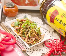 红鸾天喜-红油肚丝的做法