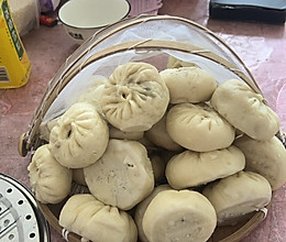 洋槐花包子的做法
