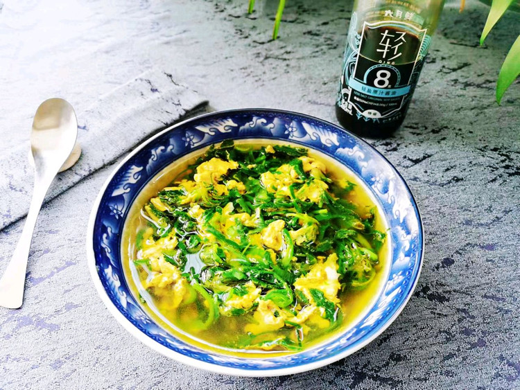 荠菜蛋花汤的做法