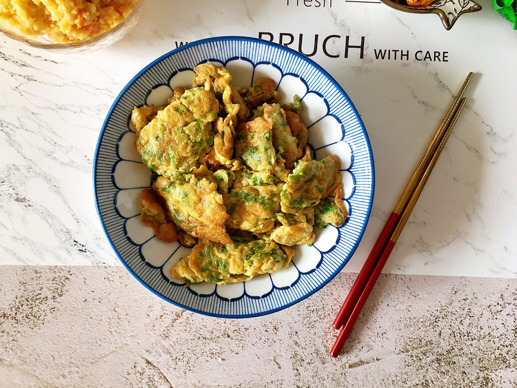 鸡蛋和它一起炒，高铁高蛋白，炒一炒5分钟就好的做法