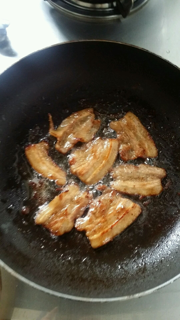 简易版煎五花肉的做法