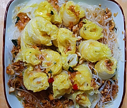 蒜蓉粉丝蒸白菜的做法