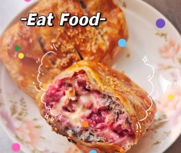 金黄紫薯芝士酥饼｜空气炸锅版的做法