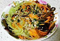 凉拌胡萝卜海带竹笋的做法