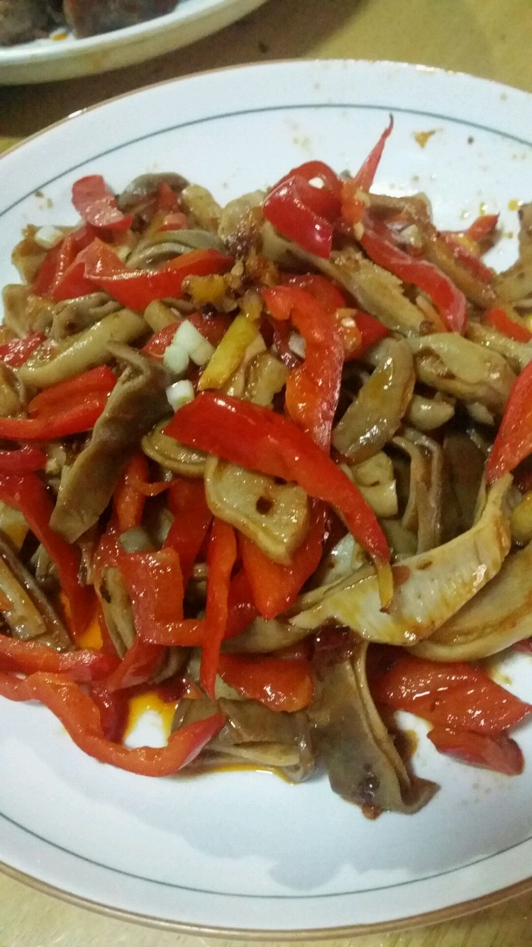 小炒猪肚的做法