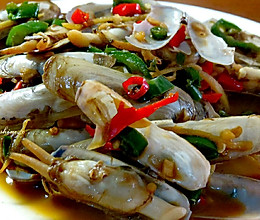 爆炒蛏子#美极鲜味汁#的做法