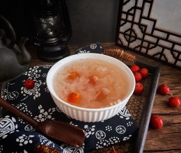 山楂银耳羹#舌尖上的乡村同款美食#的做法