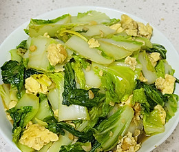 快菜炒鸡蛋的做法