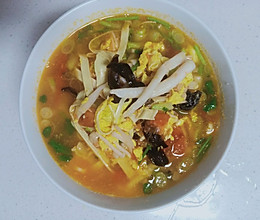 金针菇番茄鸡蛋汤的做法