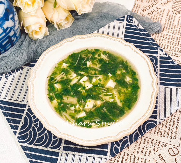 荠菜豆腐羹❤️迎春美味❤️的做法