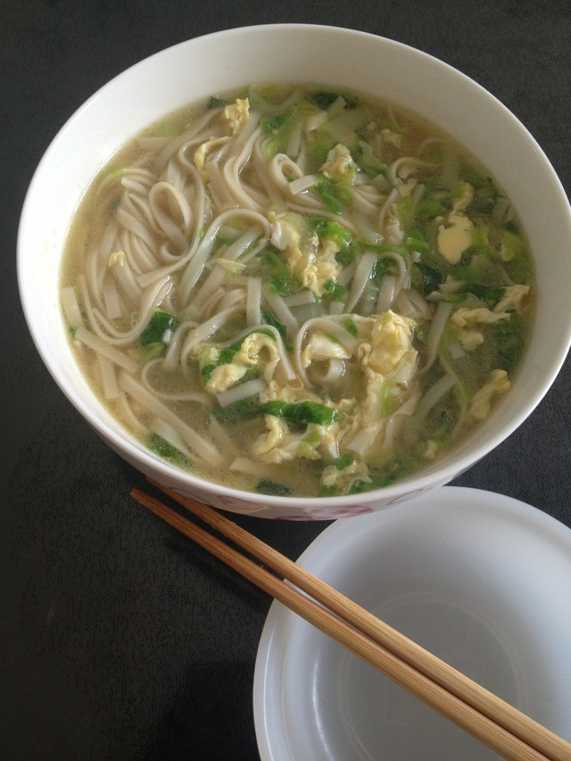 白菜炝锅面的做法