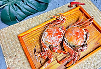 #秋日品蟹 邂逅好味道#盐焗大闸蟹的做法