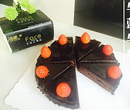 巧克力镜面蛋#洁柔食刻，纸为爱下厨房的做法