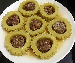 苦瓜蒸肉的做法