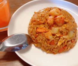 #加油 英格兰#剩米饭不要扔，看球饿了炒一碗的做法