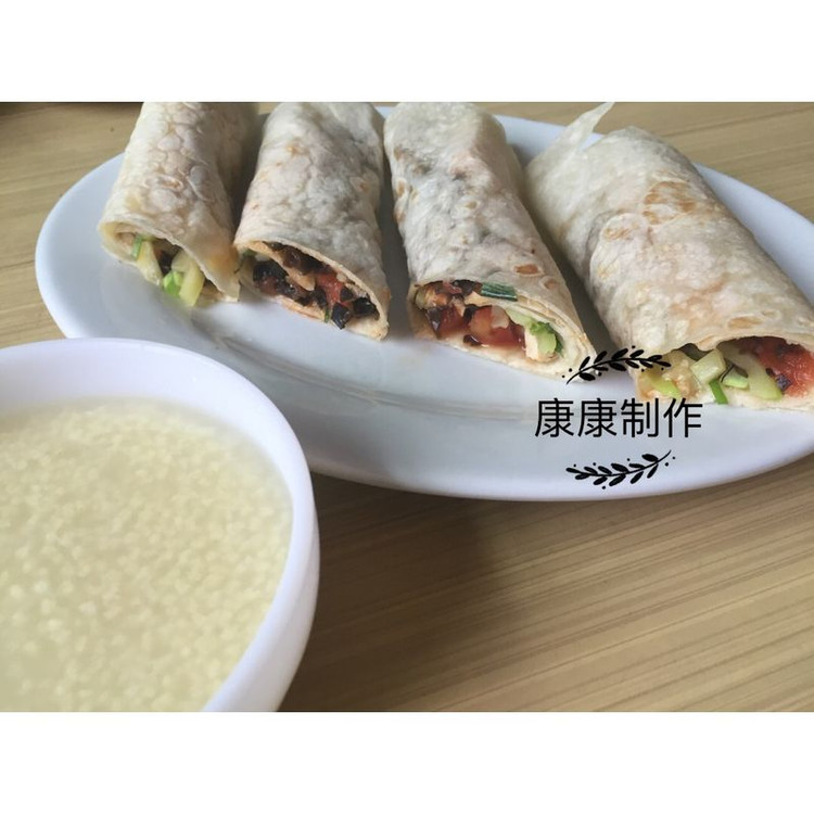 烙馍卷的做法