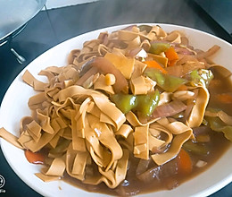 乱炒干豆腐的做法