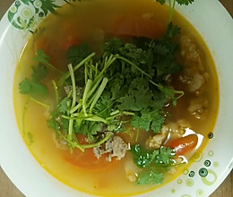 牛肉柿子汤的做法