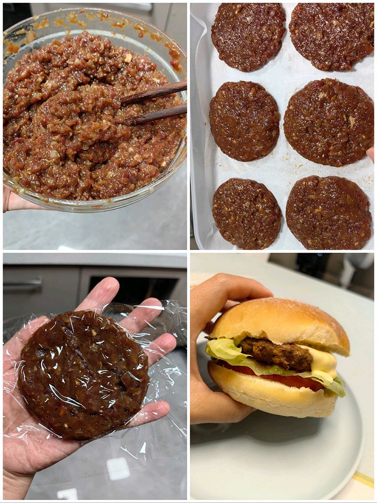 超详细手作牛肉饼 汉堡饼的做法