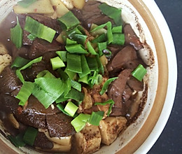 豆腐炖鸭血的做法