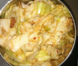 素炒圆白菜的做法