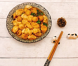 杂锦红烧日本豆腐的做法