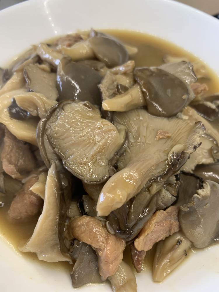 家常蘑菇炒肉的做法