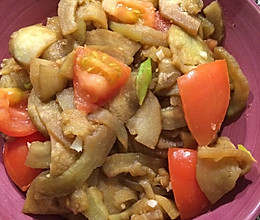 西红柿炒茄子的做法