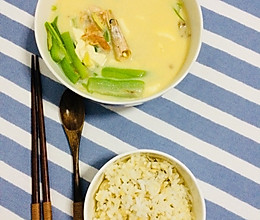 虾仁豆腐丝瓜汤的做法