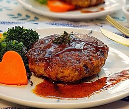 #换着花样吃早餐#简版牛肉汉堡肉饼的做法