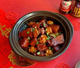 #味达美年味小馆#鲍鱼红烧肉的做法