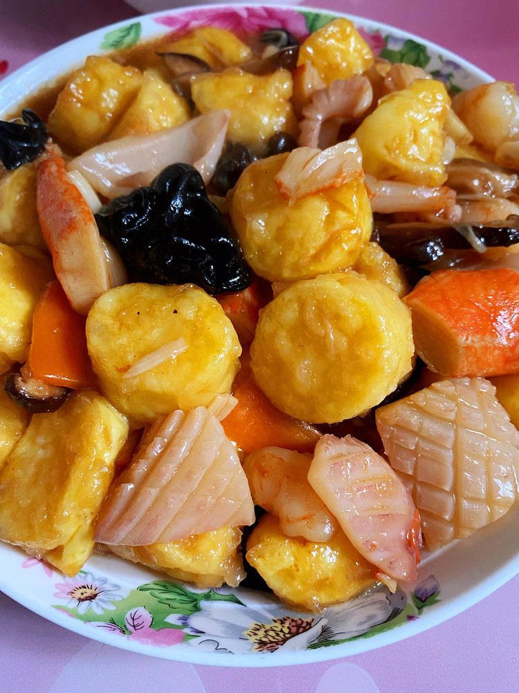 海鲜玉子豆腐的做法