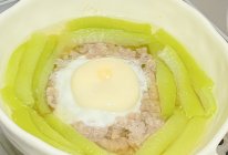 丝瓜肉饼蒸蛋汤的做法