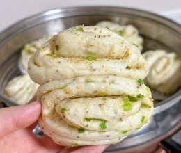 葱香花卷儿的做法