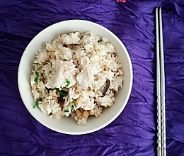 虾干芋头饭的做法