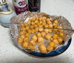 快手烤扇贝丁的做法