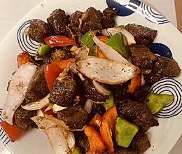 肉嫩多汁的香烤牛肉粒（空气炸锅版）的做法