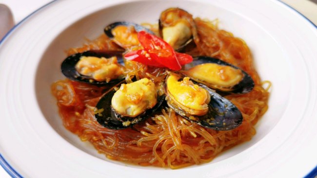 #智利贻贝中式烹法大赏#粉丝贻贝煲的做法