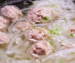 萝卜汆羊肉丸子：萝卜加羊肉丸，寒冬暖身大绝招！的做法