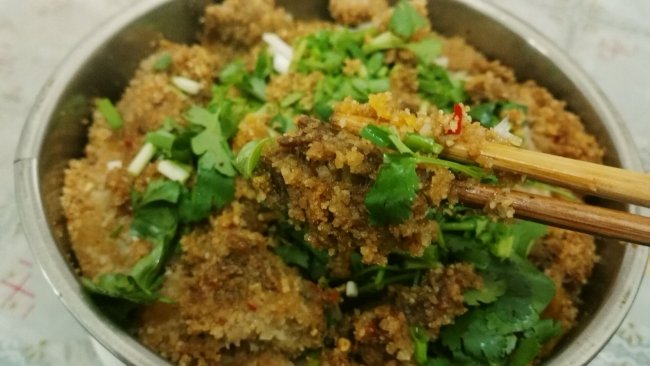 红薯粉蒸牛肉的做法