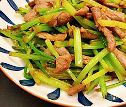 西芹炒肉的做法