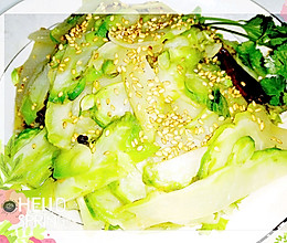 炝炒儿菜的做法