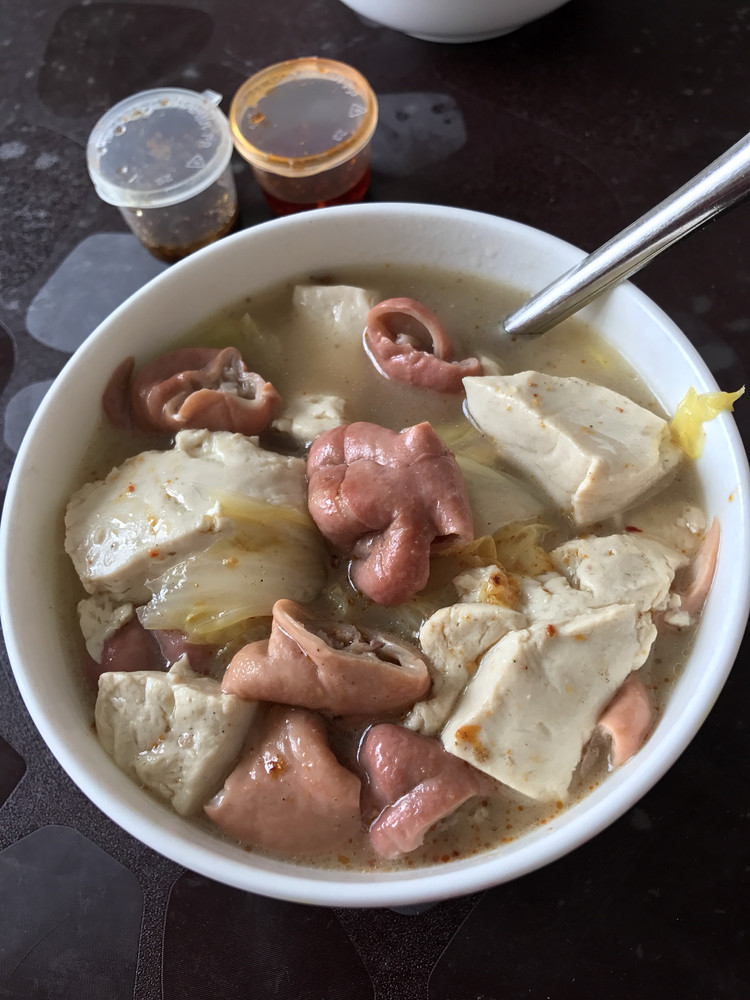 大肠豆腐的做法